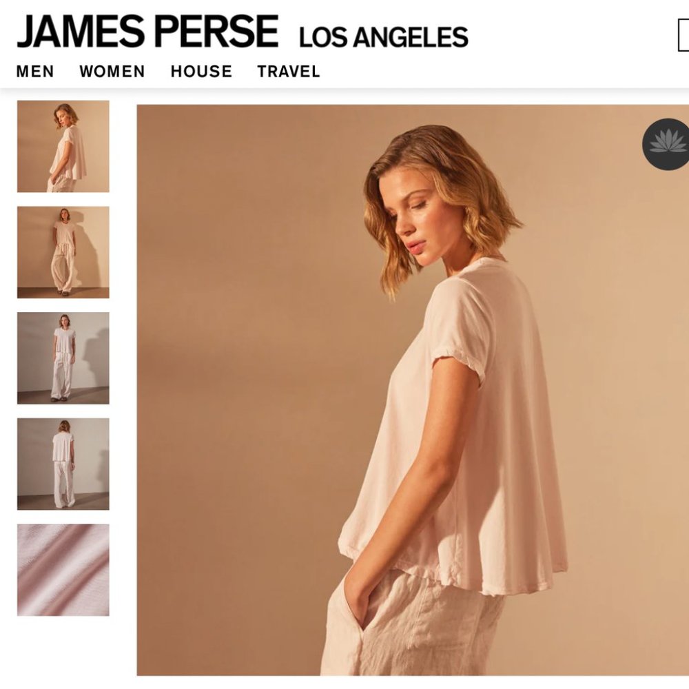 James Perse Black T-shirt